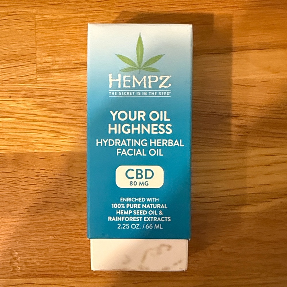 Hempz CBD Hydrating Herbal Facial Oil - Blue